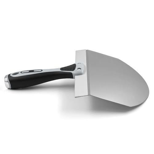ROLLINGDOG 8 Inch Drywall Bucket Scoop Stainless Steel - color: 8 Inch