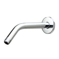 Purelux Shower Arm 8 Inches Universal Replacement Made of Stainless Steel, Chrome Finish Flange Included - color: Chrome, size: 8 Inches