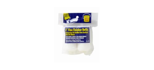 Foampro 163 Fine Finish Roller Refills (High-Density Foam) (2 Pack), 2" Painting Supplies, Pack of 2