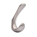 HARPOON 5 Pack Heavy Duty Hook, 3.5 Inch Wall Mounted Rustproof Coat Hook, Utility Hooks for Coat, Scarf, Bag, Towel, Key, Cap, Cup, Hat, Satin Nickel - color: Satin Nickel