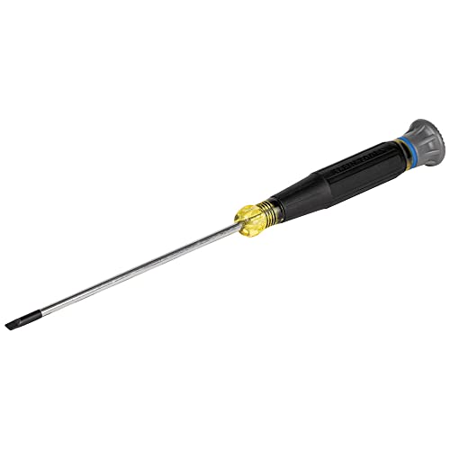Klein Tools 85615 Mini Precision Screwdriver Set, 4-Piece Phillips and Slotted Set, Ideal for Electronics, Small Appliances, Terminal Blocks - style: 4-Piece Fixed Blade