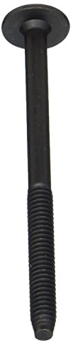 Hard to Find Fastener Black Joint Connector Bolts, Flat Hex Head Bolts for Furniture Construction, Cabinetry, Architecture, Home Improvement, DIY, 1/4"-20 x 3.55", Pack of 5