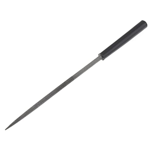 10Pcs Needle File Set Hand Metal Files Hardened Alloy Strength Steel Files Mini Needle Jewelry File Set Trimming Includes Half-Round File, Flat Warding, Round, Square, Triangular, and Flat