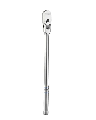 toolant 3/8" Drive Flex Head Ratchet Wrenches, 90 Tooth Compact Flex Head Socket Ratchet Wrench, 12 Inch Length - size: 3/8" - 12 in, style: Flex-head Ratchet