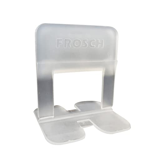 FROSCH Tile Leveling System - 1/16" (1.5mm) Clips, 2000-Pack