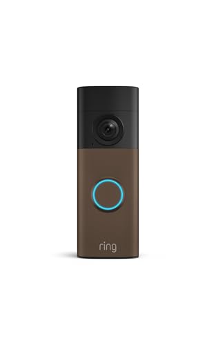Ring Battery Doorbell 2K (newest model) Retinal 2K with wide-angle video, up to 6x Enhanced Zoom, Two-Way Talk, and Built-In Battery, Matte Mocha - color: Matte Mocha, size: 1 Doorbell