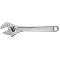 Klein Tools 507-12 Adjustable Wrench, Extra Capacity Jaw Forged Drive Wrench with High Polish Chrome Finish, 12-Inch - size: 12-Inch