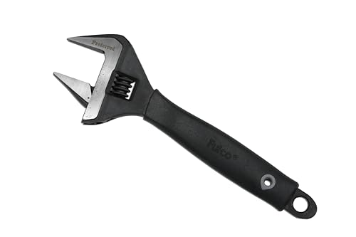 Plumbing Adjustable Wrench, Black Phosphate Finish, 4 Available Size Options 6-inch, 8-inch, 10-inch, 12-inch - T08002 - size: 8-Inch