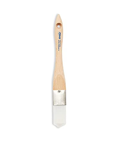 Zibra Triangle Paint Brush for Wall Corners, Doors, Cabinets and Detailed Molding, 1.25-inch, Artist Brush - size: 1.25 in, style: Triangle Brush
