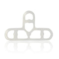 JINYO 10mm 3/8 inch 100pcs Bricklaying Spacer Stone Wall Spacer Brick laying Clips White Black Green Blue colorful Brick Wall Spacer Masory Paving Spacer Mortar Bricklaying Tile Brick Jointing Spacer - color: White