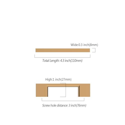 Asidrama 10 Pack 3 Inch(76mm) Champagne Bronze Kitchen Cabinet Handles, Cabinet Pulls Kitchen Cabinet Hardware for Cupboard Drawer Pulls - color: Champagne Bronze, size: 3" Hole Center(76mm), style: 10 Pack