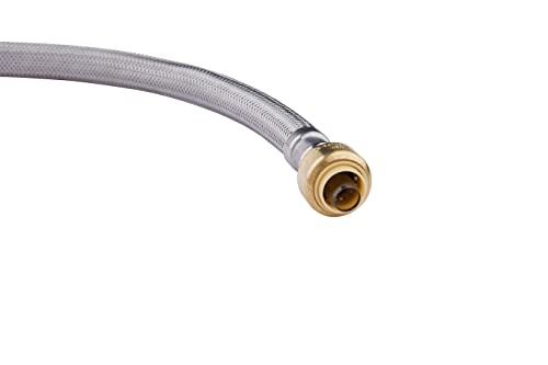 1piece EFIELD 12"Length Flexible Connector,Push-fit 1/2" x 3/4" FIP - size: 12 Inch, style: 1/2x 3/4