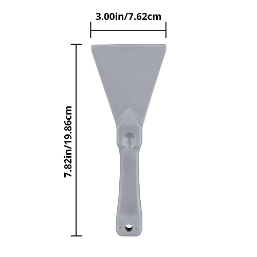 SPARTA Scraper Tool Paint Scraper, Food Safe Scraper with Color Coded System for Commercial Cleaning, Stickers, Labels, Glass, Car, Window, Plastic, 7.82 X 3 Inches, Gray - color: Gray