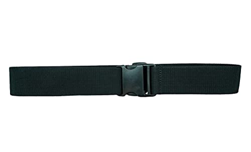 MELOTOUGH Tool Web Work Belt Buckle 2" inch Wide belt Black Simple Style for Woodworkers and Contractors (one size fits all)