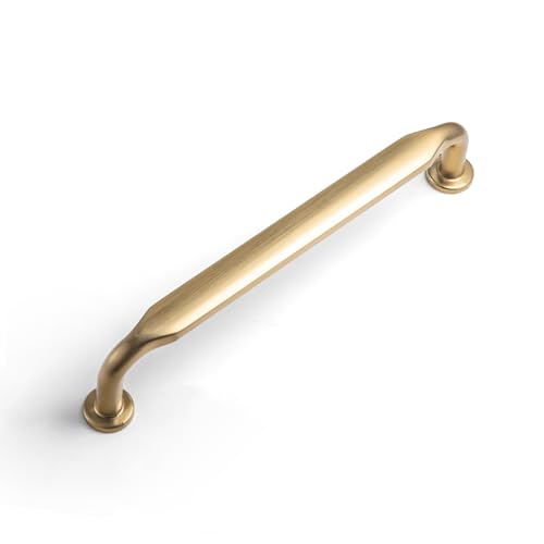 12 Pack Champagne Bronze Zinc Alloy Cabinet Handles - 5''(128mm) Hole Center Cabinet Pull Hardware for Bedroom, Kitchen L101 - color: Champagne Bronze, size: 5'' Hole Center