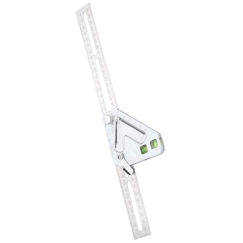 Uonlytech Combination Multifunctional Angle Ruler Carpenter Square Adjustable Right Angle Ruler 90 Degree Layout Tool for Woodworking Framing Machinist Measuring and Marking