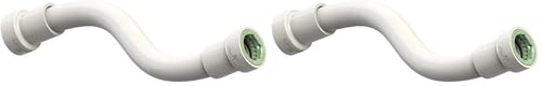 Orbit 33784 1/2" PVC-Lock Flexible Repair Coupling (Pack of 2) - size: 0.5 Inch (Pack of 2)