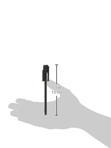 Perfect Products Residential Hinge Pin Door Stop Matte Black, Durable Carbon Steel Bumperless Design, Requires 0.25 Inch Clearance, Ultra-Low Profile Hinge Mounted with Easy No-Tool Installation