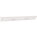 Task Lighting TR Series Angle Power Strip, 24 inch, 2 Dual Receptacles, White - color: White, size: 24 Inch