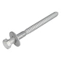 3/8 x 4-1/2 (50 Pack) Lag Screw Kit, 50 Screws and 50 washers, Hot Dip Galvanized, Meets ASME B18.2.1 Industrial/Commercial Grade by Makers Bolt - size: 3/8 x 4-1/2