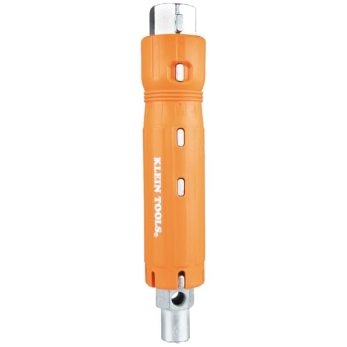 Klein Tools 68098 Faucet Wrench, 12-in-1 Plumbing Multi Tool for Sink, Toilet, and Faucet Installations and Repairs - style: Faucet Wrench