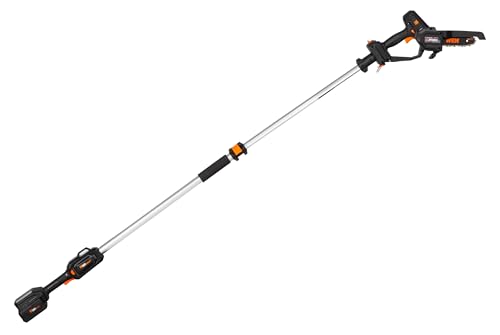WEN 20V Max Cordless 2-in-1 6-Inch Chainsaw and Pole Saw with 12.3-Foot Reach, 4Ah Battery and Charger (20751) - style: 20V 6 in. Chainsaw & Pole Saw
