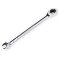 Egofine 6mm Ratcheting Combination Wrench Metric, Industrial Grade Gear Spanner with 12-Point Design, 72-Tooth Ratchet, Chrome Vanadium Steel - size: 6mm