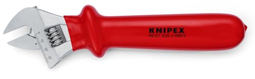 KNIPEX 98 07 250 1,000V Insulated Adjustable Wrench