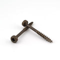 Yellowbird #7 x 1-1/2 Pan Head - Square Plain Lube - Coarse Thread - Type 17 Pocket Screw - Bit Included - 500 Ct. - size: 1-1/2"