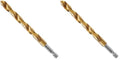 BOSCH TI2151IM 1-Piece 3/8 in. x 5 in. Titanium Nitride Coated Metal Drill Bit Impact Toughwith Impact-Rated Hex Shank for Applications in Heavy-Gauge Carbon Steels, Light Gauge Metal, Hardwood - size: 3/8 in (Pack of 2), style: Industrial