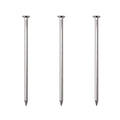 JEGONFRI 25PCS 4" Nickel Plated Flat Head Nails for Hanging, Wood Nails - color: Silver, size: 4 In , 25 Pcs