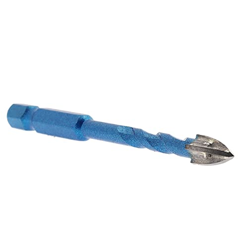 Diamond Drill Bit - BRSCHNITT 1/4 1/4 5/16 3/8 inch Masonry Drill Bits Set for Porcelain Tile Ceramic Stone Granite Marble,Hex Shank Diamond Hole Saw Drill Bit(5pcs/Pack). - size: 6/6/8/10mm+6mm