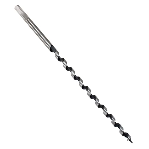 3/8 Inch Wood Auger Drill Bit 12 Inch Long Hex Shank for Hardwood - size: 3/8 x 12 Inch