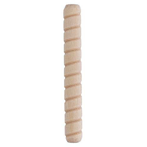 Spiral Grooved Hardwood Dowel Pins | 5/16" X 1-1/2" | Pack of 50 Approx. | Wooden Furniture Dowel Pins for Strong Connection | Furniture Making, Refurbishing or Crafts | UA-515-W - size: 5/16" X 1-1/2"