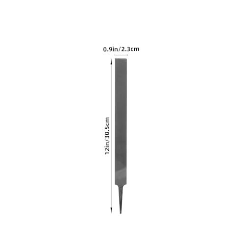 ARTIBETTER 12.00-inch Flat File Hand File for Metalworking Woodworking Sharpening Tools and Fine Finishing Fine Teeth Cutting Tool for Workshop and Diy Projects 1 pack