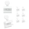 "Nuk3y Sliding Window Security Locks (White, 8 Pack)" - color: White, size: 8 Pack