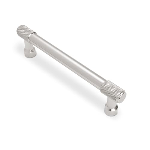 10 Pack 5 inch(128mm) Brushed Satin Nickel Kitchen Cabinet Handles Knurled Cabinet Pulls Sliver Drawer Pulls Cabinet Hardware Kitchen Handles Drawer Pulls Dresser Handles - color: Brushed Satin Nickel, size: 5" Hole Center
