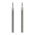 HARFINGTON 2pcs Flat Coarse Cut File 16" Double Cut Teeth High Carbon Steel Hand Rasp File without Handle for Metal Wood Deburring Removing - size: 16", style: Coarse