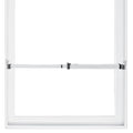 SecurityMan Window Security Bar - Easy Install for Horizontal/Vertical Windows - Adjustable Window Lock Bar (Child Proof/Heavy Duty Iron) - Extendable (14.25" to 37") Security Bars for Windows - White - color: White