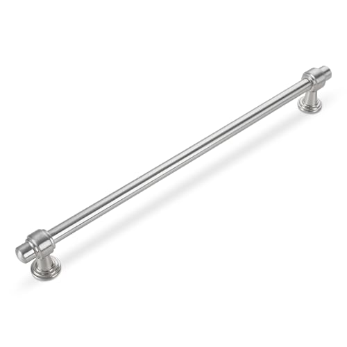 10 Pack Brushed Nickel Cabinet Pulls 10 Inch(254mm) Kitchen Cabinet Handles Cabinet Hardware for Drawer Pulls - color: Brushed Nickel, size: 10" Hole Center(254mm)