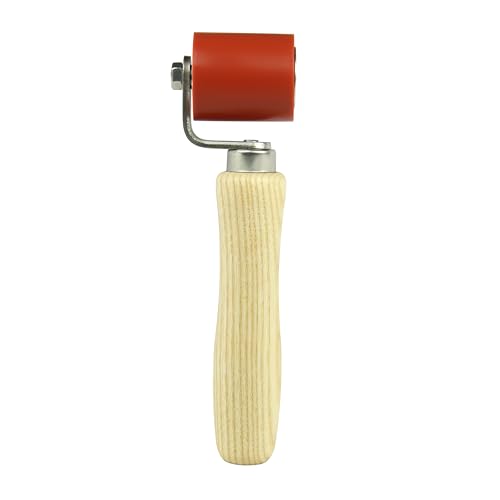 Welding Handheld Roller,4cm Silicone Seam Roller, Smoothing Seam Roller Tool for PVC/TPO/EPDM Single Ply Roofing Tape,Sound Deadening, Banner, Wallpaper etc.