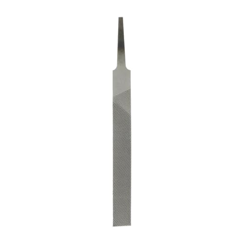 HARFINGTON Flat Coarse Cut File 4" Double Cut Teeth High Carbon Steel Hand Rasp File without Handle for Metal Wood Deburring Removing - size: 4", style: Coarse