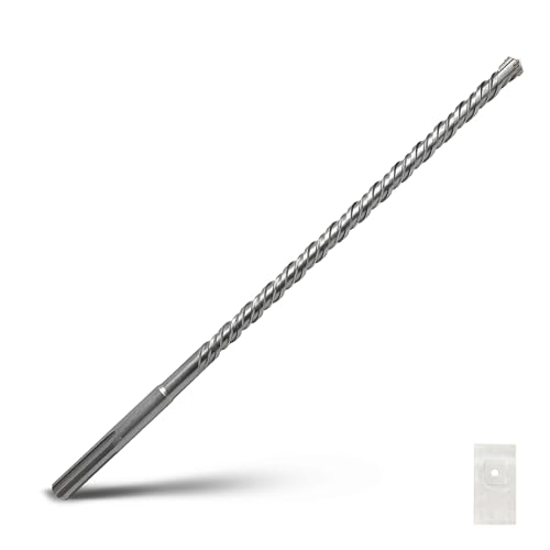 5/8 x 20 SDS Max Rotary Hammer Drill Bit, 16x520mm Masonry Drill Bit | Carbide Tip Concrete Drill Bit for Masonry, Brick, Stone, Concrete - size: 16mm ( 5/8 in ) Diameter, style: Length :520mm / 20 inch