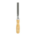 HARFINGTON Flat Coarse Cut File 4" Double Cut Teeth High Carbon Steel Hand Rasp File with Wood Handle for Metal Wood Deburring Removing - size: 4", style: Coarse