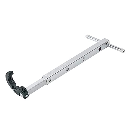 RIDGID 31175 Model 1017 Fold Over Basin Adjustable 10" To 17" Pipe Wrench, Silver, Made In The USA