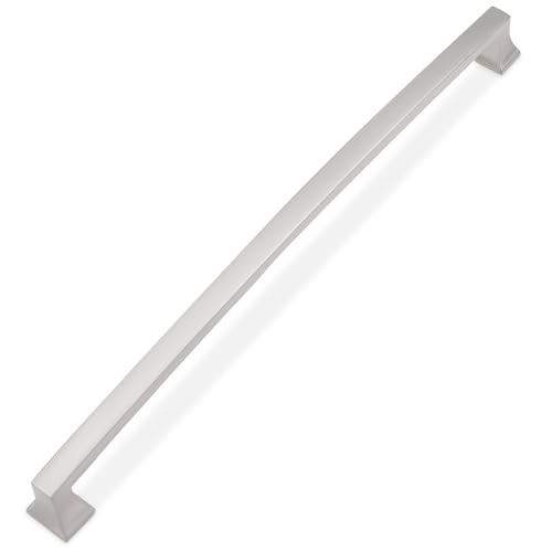 COTYKILEY 10 Pack 10 Inch(254mm) Brushed Satin Nickel Cabinet Handles Kitchen Cabinet Pulls Cabinet Door Handles Kitchen Cabinet Hardware Cupboard Drawer Pulls Dresser Handles - color: Brushed Satin Nickel, size: 10" Hole Center（254MM）