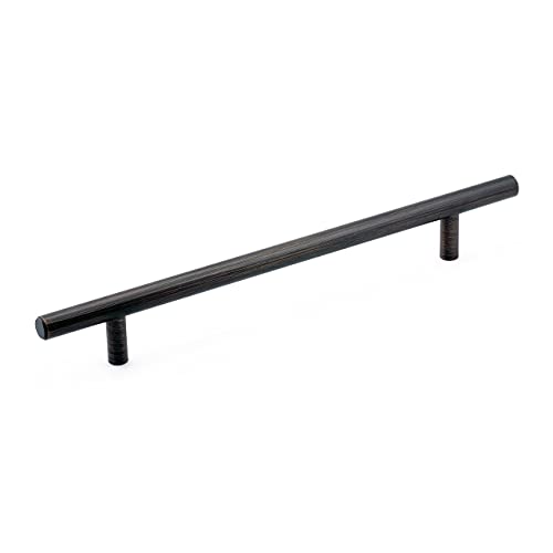 Richelieu | Washington 7 9/16-in Brushed Oil-Rubbed Bronze Cabinet Bar Pull - color: Brushed Oil-Rubbed Bronze, size: 7 9/16 in
