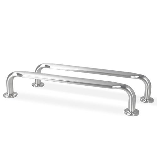 10 Pack 7-1/2 Inch Cabinet Pulls Brushed Satin Nickel Kitchen Cabinet Handles Zinc Alloy Drawer Pulls Solid Cabinet Hardware - color: Brushed Satin Nickel, size: 7-1/2'' Hole Center(192mm)