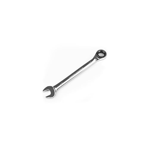 Egofine 1/4 inch Ratcheting Combination Wrench SAE, Industrial Grade Gear Spanner with 12-Point Design, 72-Tooth Ratchet, Chrome Vanadium Steel - size: 1/4"