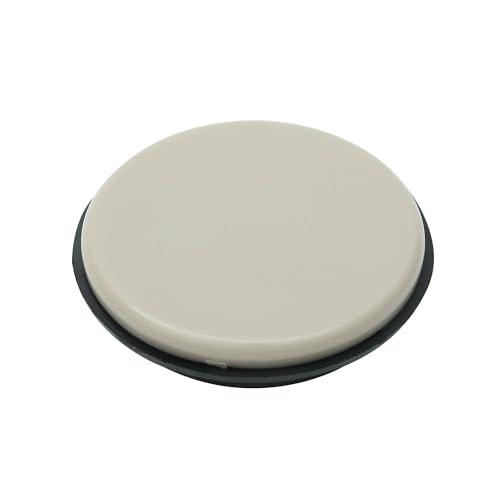 Shepherd Hardware 9221 1-3/4-Inch Reusable, Round, Slide Glide Furniture Cups, 4-Pack,Black